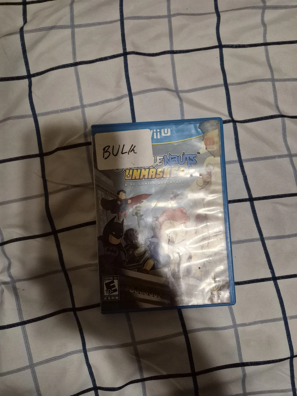 Microsoft Wii U LEGO Game Case Set with White Spines and Blue Trim